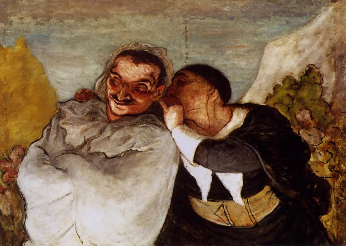 Crispin et Scapin - Honoré Daumier - Alpha Reproduction