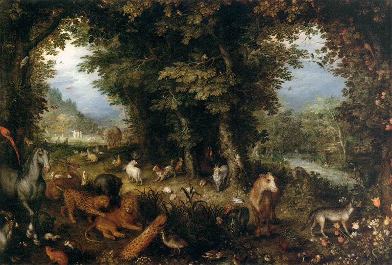 La Terre ou Le Paradis terrestre - Jan Brueghel l'Ancien