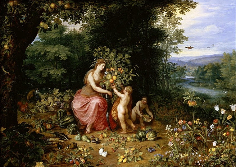 Allégorie de l'abondance - Jan Brueghel le Jeune