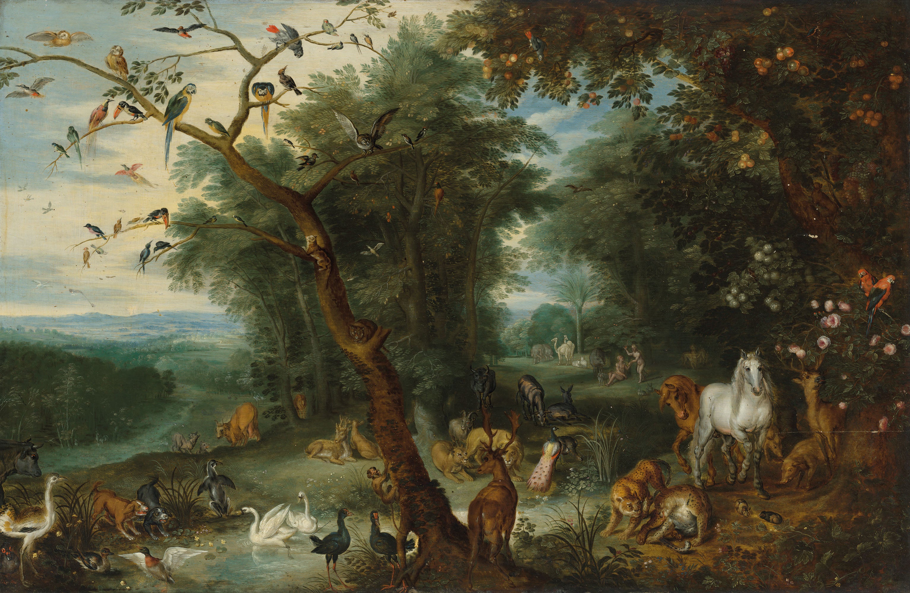Paradis - Jan Brueghel le Jeune