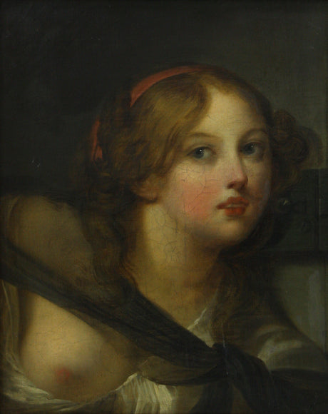 Portrait d’une fille - Jean-Baptiste Greuze - Alpha Reproduction