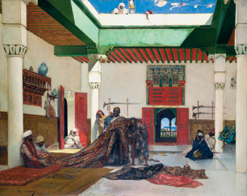 Marchand de tapis à Tanger - Jean-Joseph Benjamin-Constant