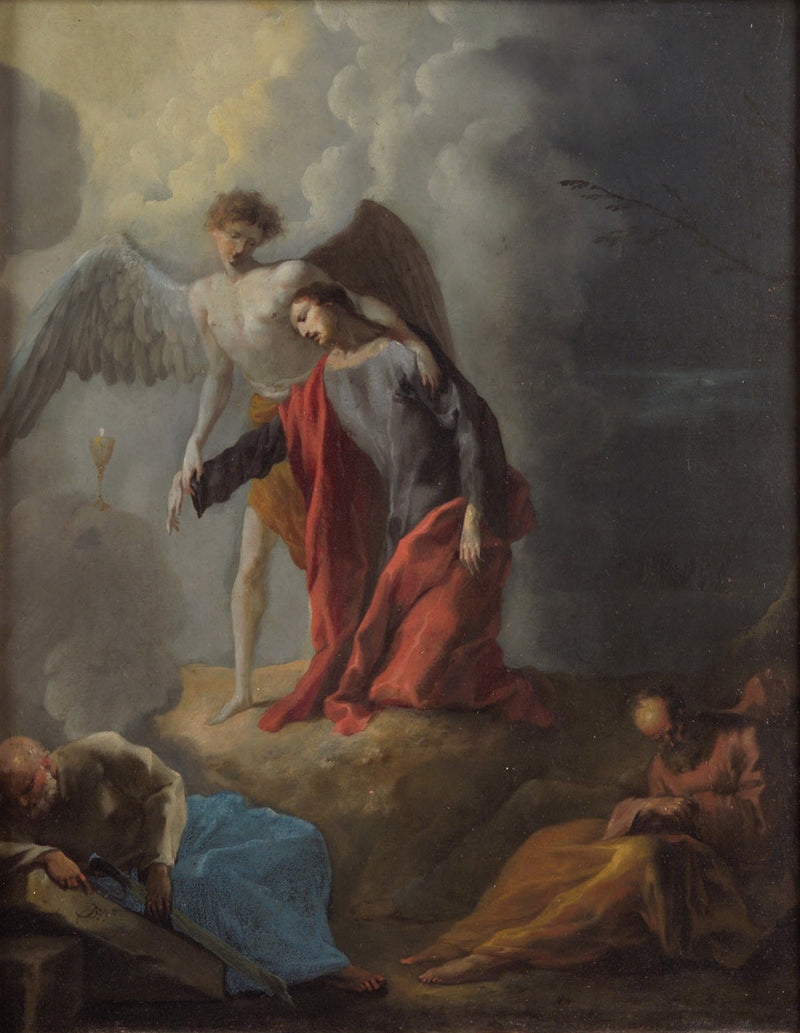 Le Christ sur le mont des Oliviers - Johann Heinrich Schönfeld