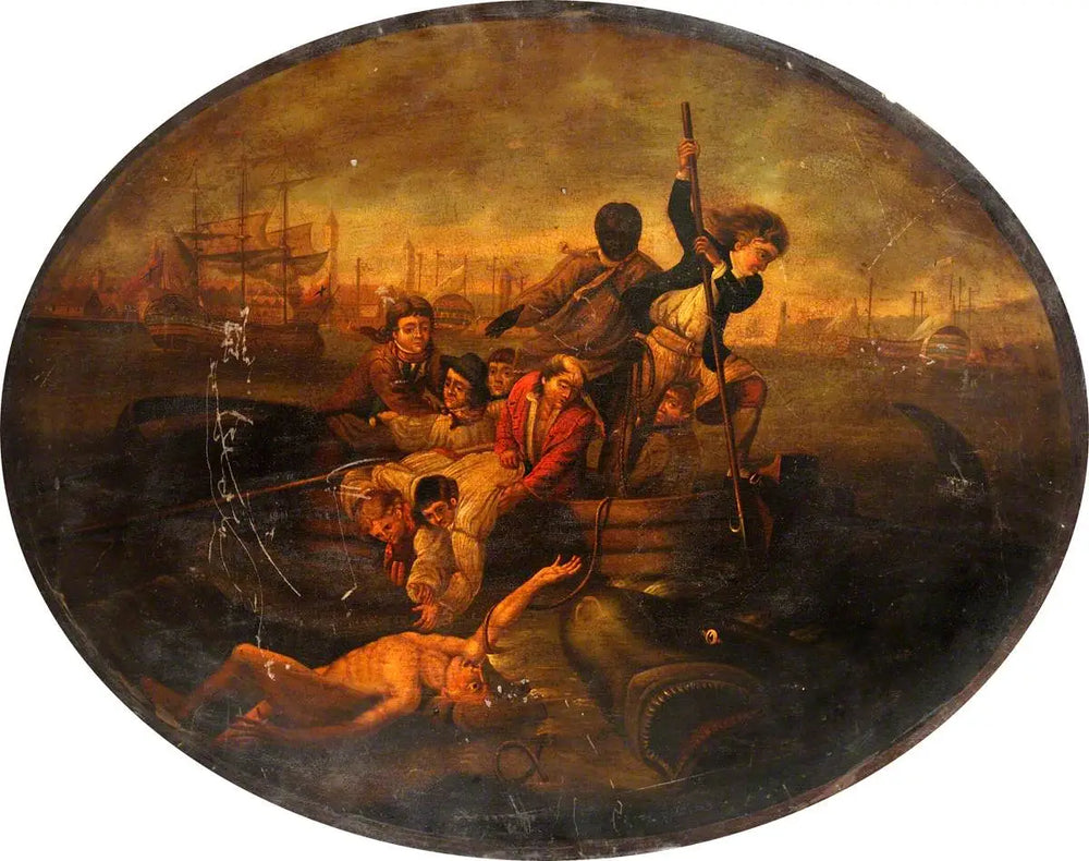 Brook Watson attaqué par un requin dans le port de La Havane 1749 - John Singleton Copley - Alpha Reproduction