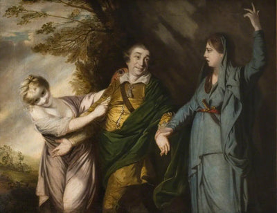 David Garrick entre tragédie et comédie - Joshua Reynolds - Alpha Reproduction