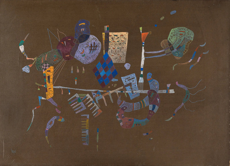 रेखा के चारों ओर - वासिली कंदिंस्की