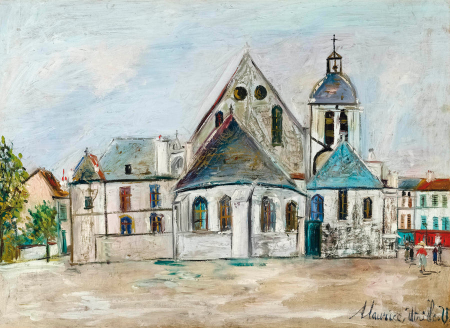 L'Église de Pontoise (1935) - Maurice Utrillo