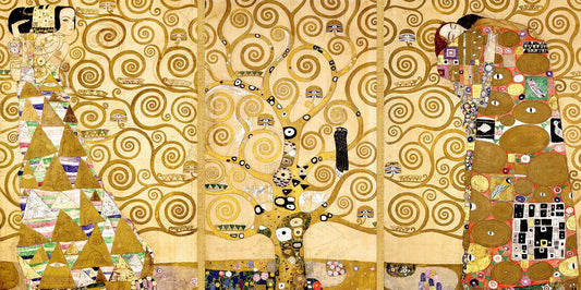 🌳✨ जीवन का वृक्ष – फ्राइज़ स्टोकलेट – गुस्ताव क्लिम्ट (1905–1909)