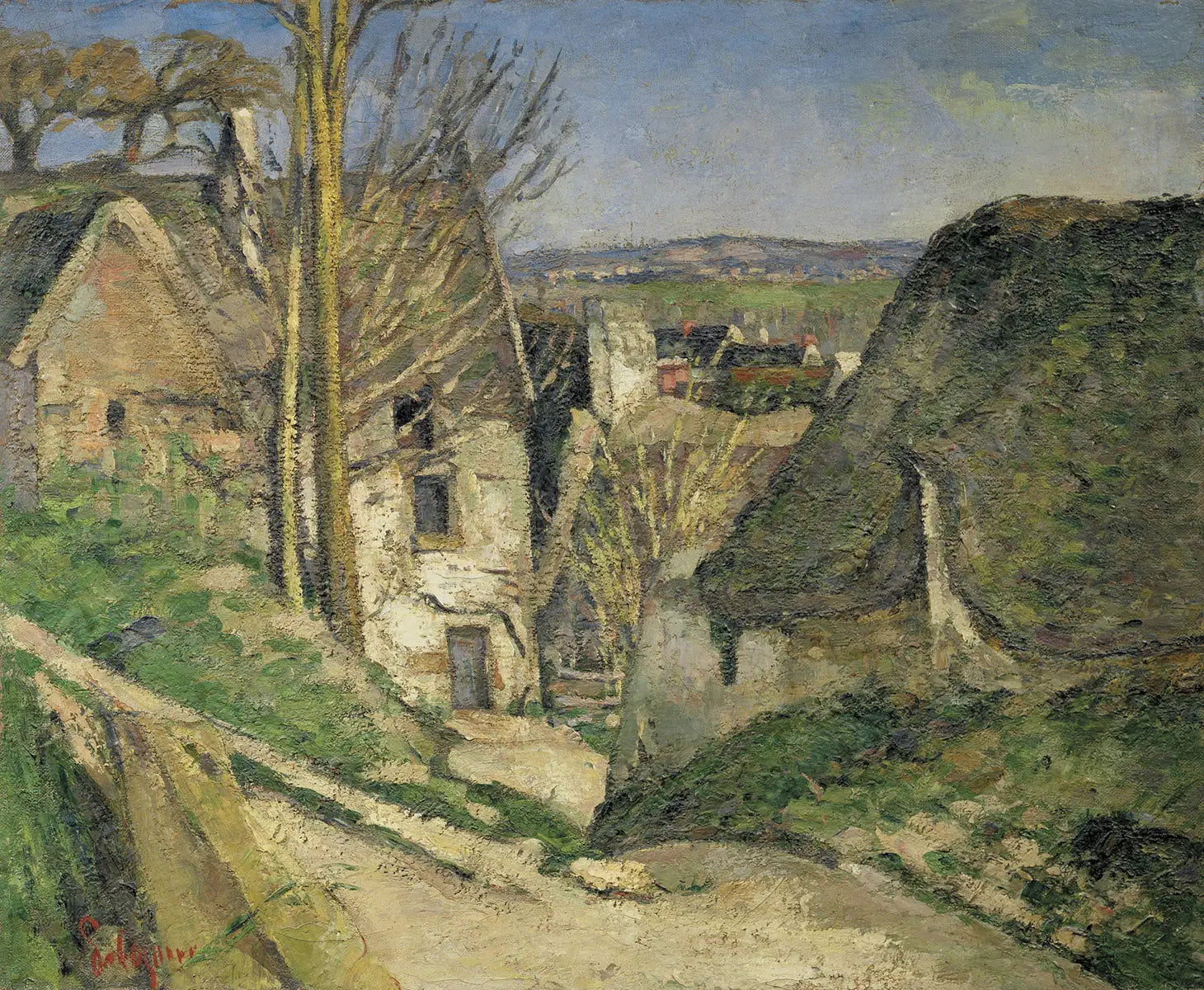 Reproduction du tableau « La Maison du pendu - Paul Cézanne » par Alpha Reproduction en peinture à l’huile