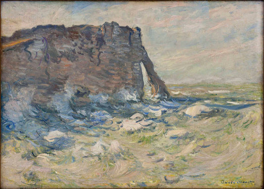 🎨 ला पोर्ट ड'अवल à एट्रेटाट – क्लॉड मोनेट, लगभग 1886
