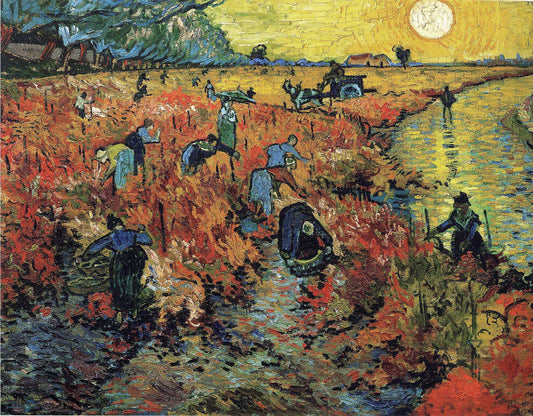 La Vigne rouge d'Arles - Van Gogh