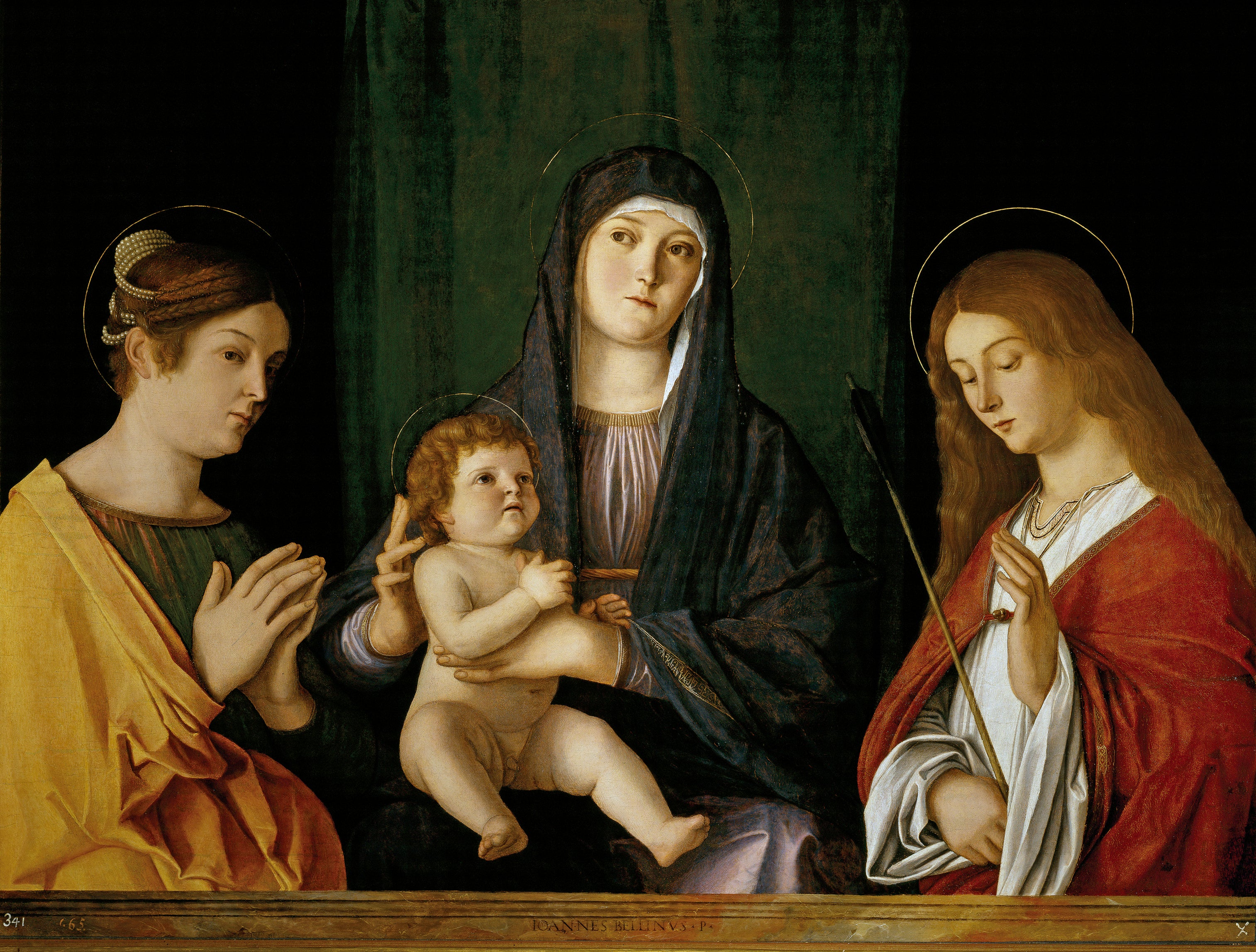 La Vierge à l’Enfant entre deux saints - Giovanni Bellini - Alpha Reproduction