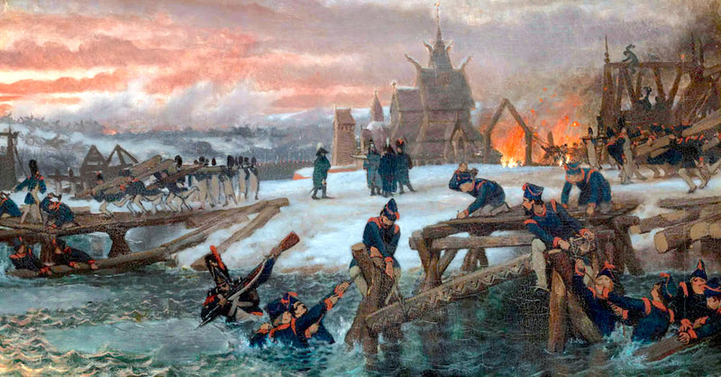 1812. कप्तान बेंथियन बीरेज़िना में - लॉरेंस अल्मा-टाडेमा