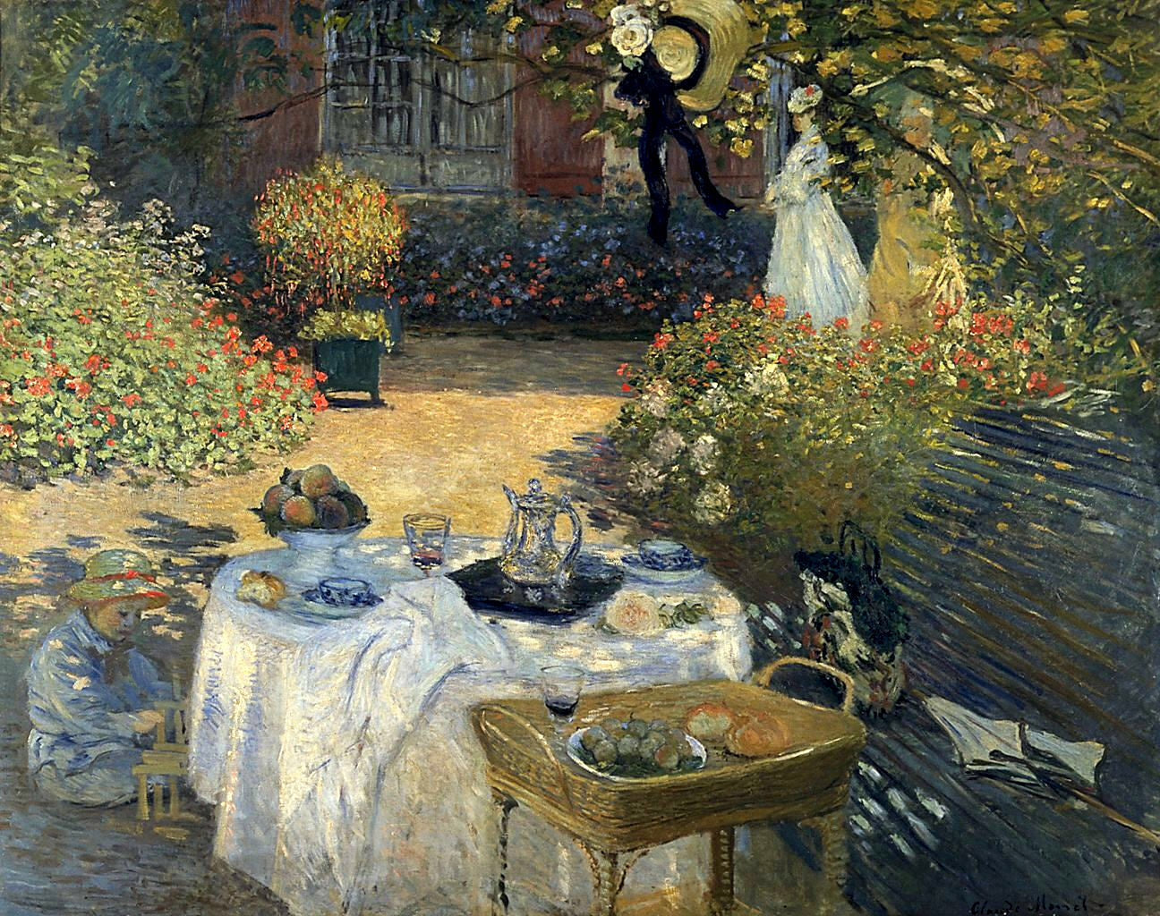 🍽️ दोपहर का भोजन – क्लॉड मोनेट (लगभग 1873)