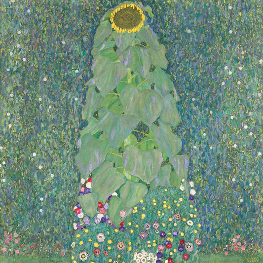 🌻🎨 सूरजमुखी – गुस्ताव क्लिम्ट (1907)