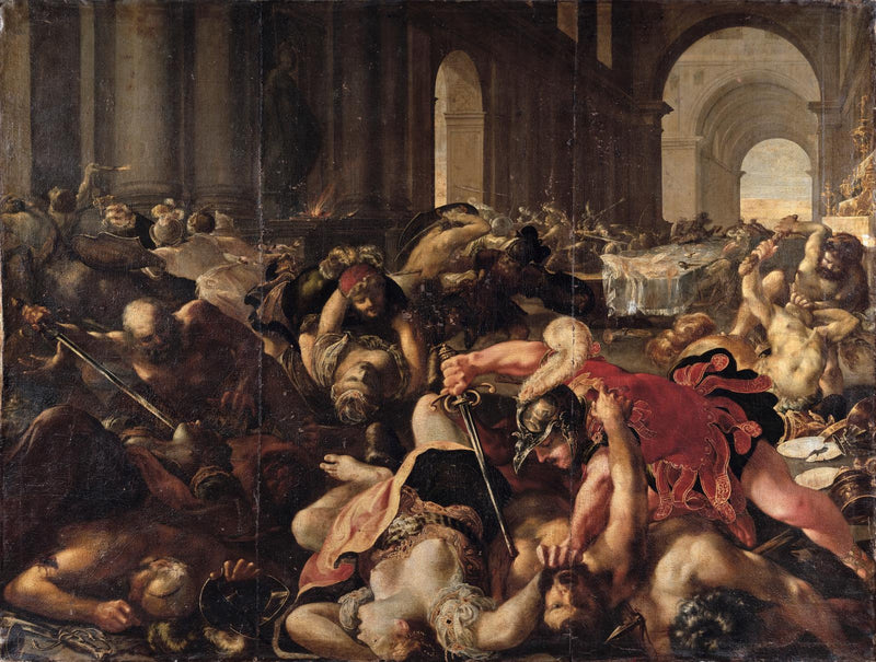 Le Banquet des Lapithes - Laurent de La Hyre