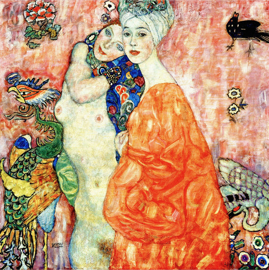 💖✨ दोस्त – गुस्ताव क्लिम्ट (लगभग 1916–1917)