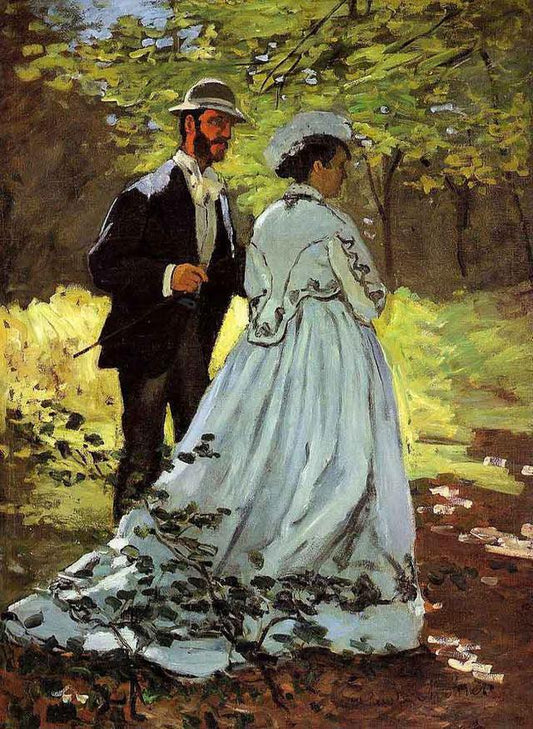 🚶‍♀️ द लेस प्रोमेनेर्स – क्लॉड मोनेट (लगभग 1870)