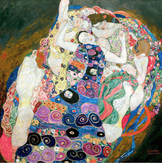 🌸✨ कन्याएं – गुस्ताव क्लिम्ट (1913)
