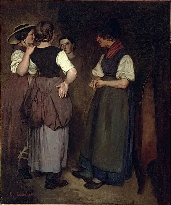 Les Trois Sœurs de Courbet - Gustave Courbet - Alpha Reproduction