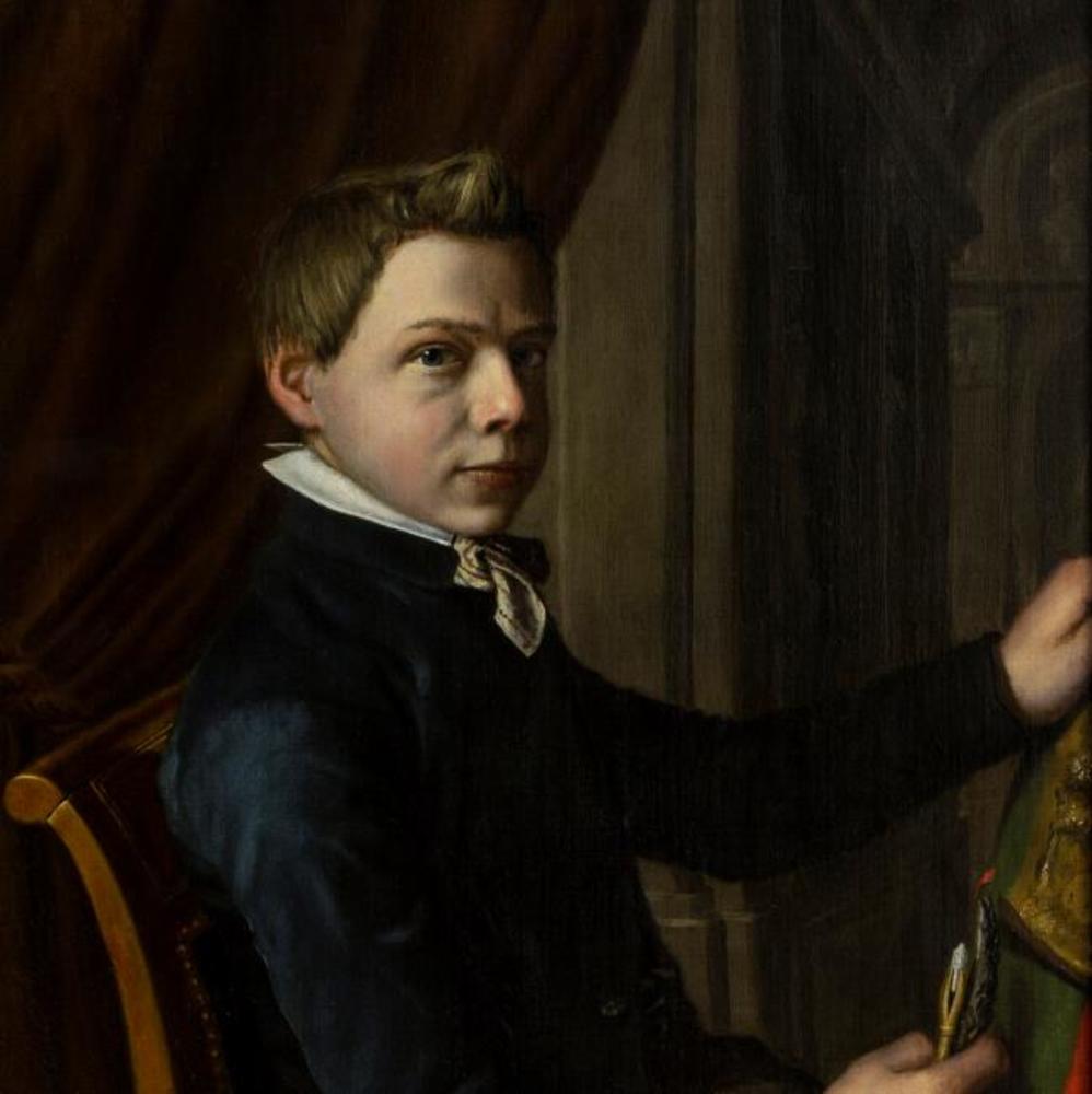 लॉरेन्स अल्मा-टाडेमा का लड़के का आत्मचित्र - Lawrence Alma-Tadema