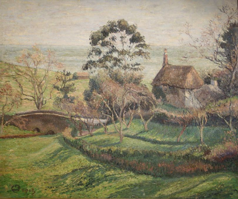 L’eucalyptus - Lucien Pissarro