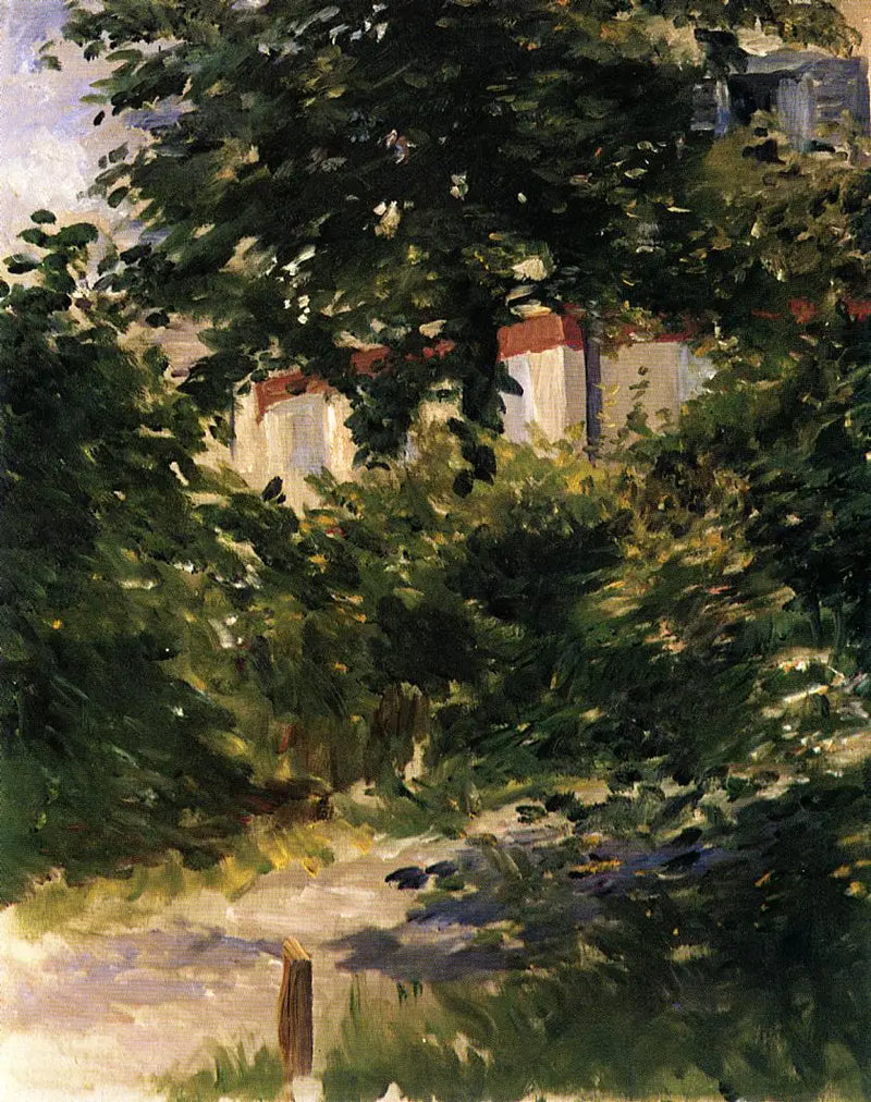 रुयिल में बाग का रास्ता - Édouard Manet