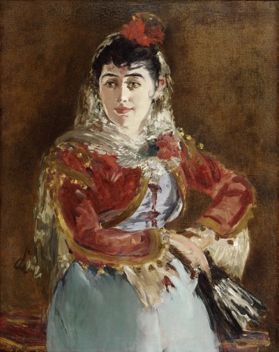 Reproduction du tableau « Portrait d'Émilie Ambre dans le rôle de Carmen - Édouard Manet » par Alpha Reproduction en peinture à l’huile