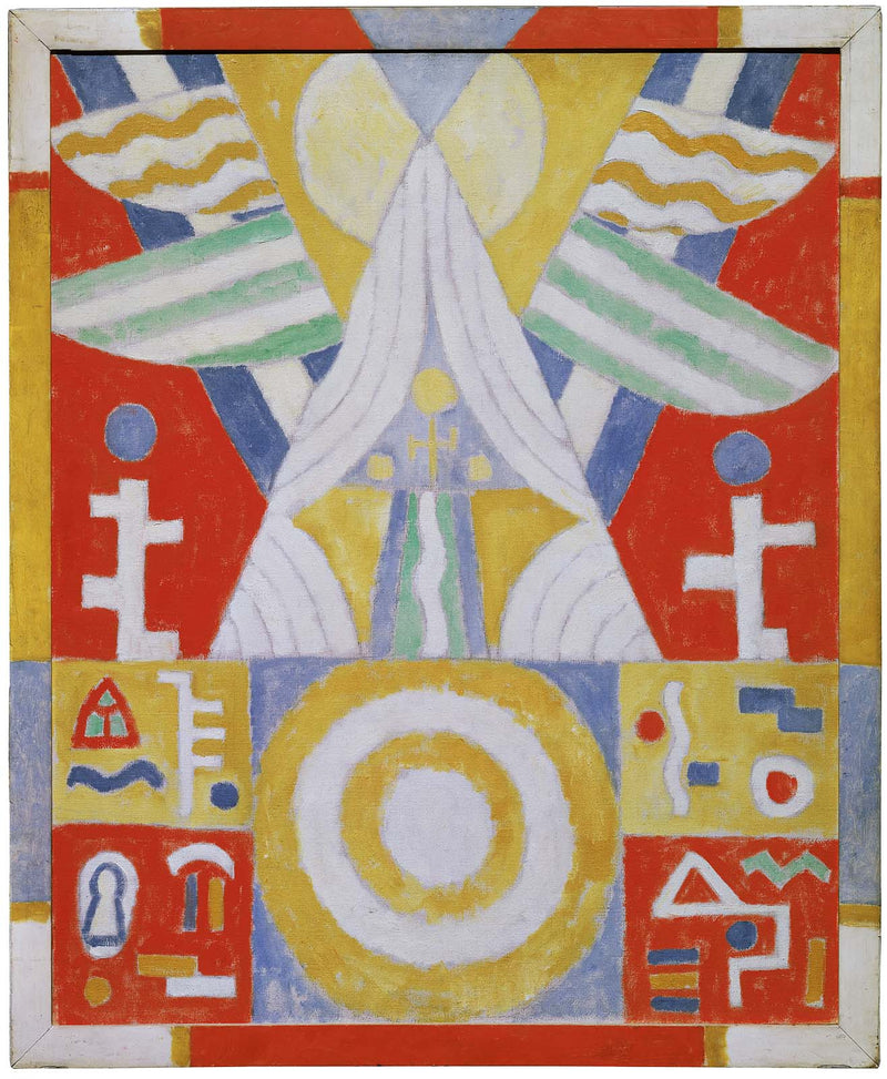 Disposition - Hiéroglyphes (Peinture n° 2) - Marsden Hartley