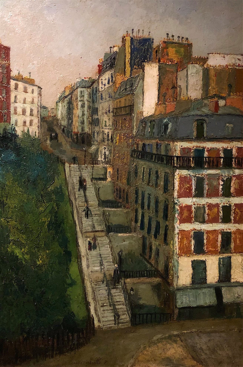 Rue Muller à Montmartre (1908) - Maurice Utrillo