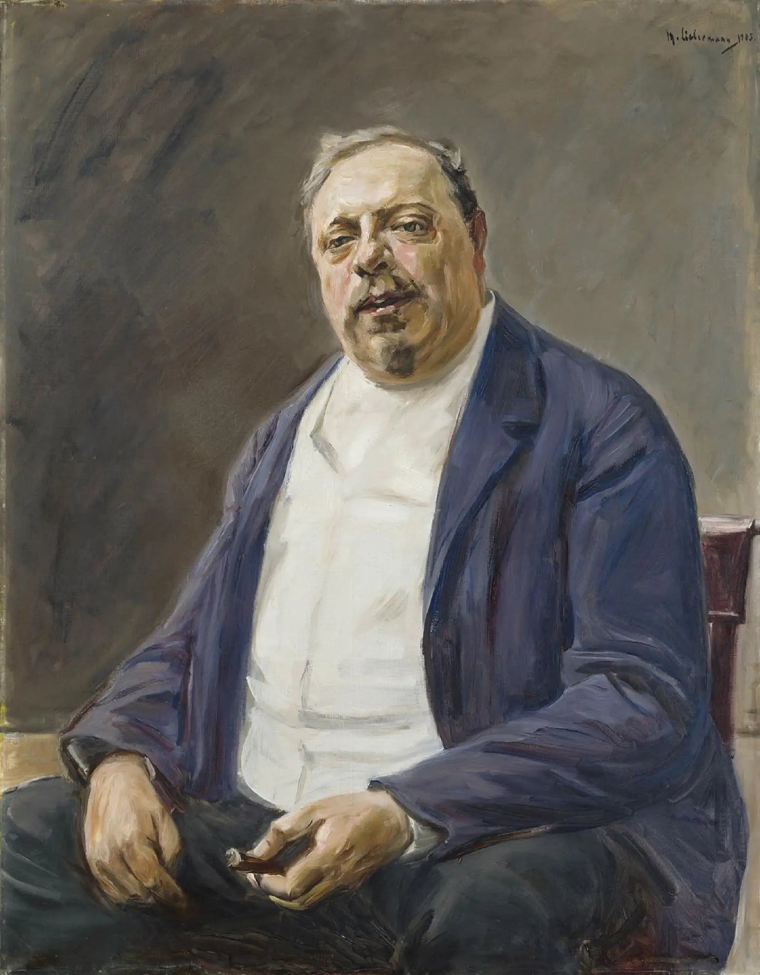 Portrait d’Alfred von Berger - Max Liebermann - Alpha Reproduction