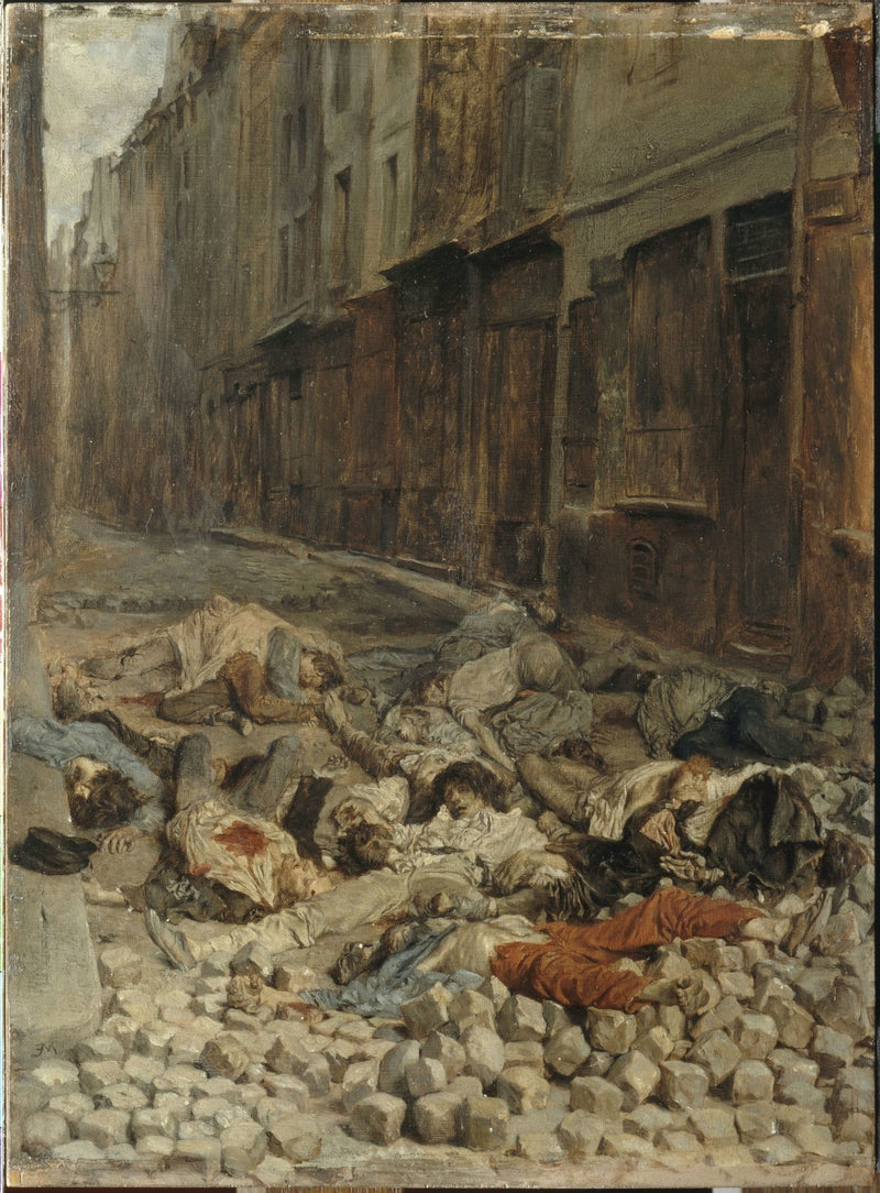 La barricade, rue de la Mortellerie, juin 1848 - Ernest Meissonier