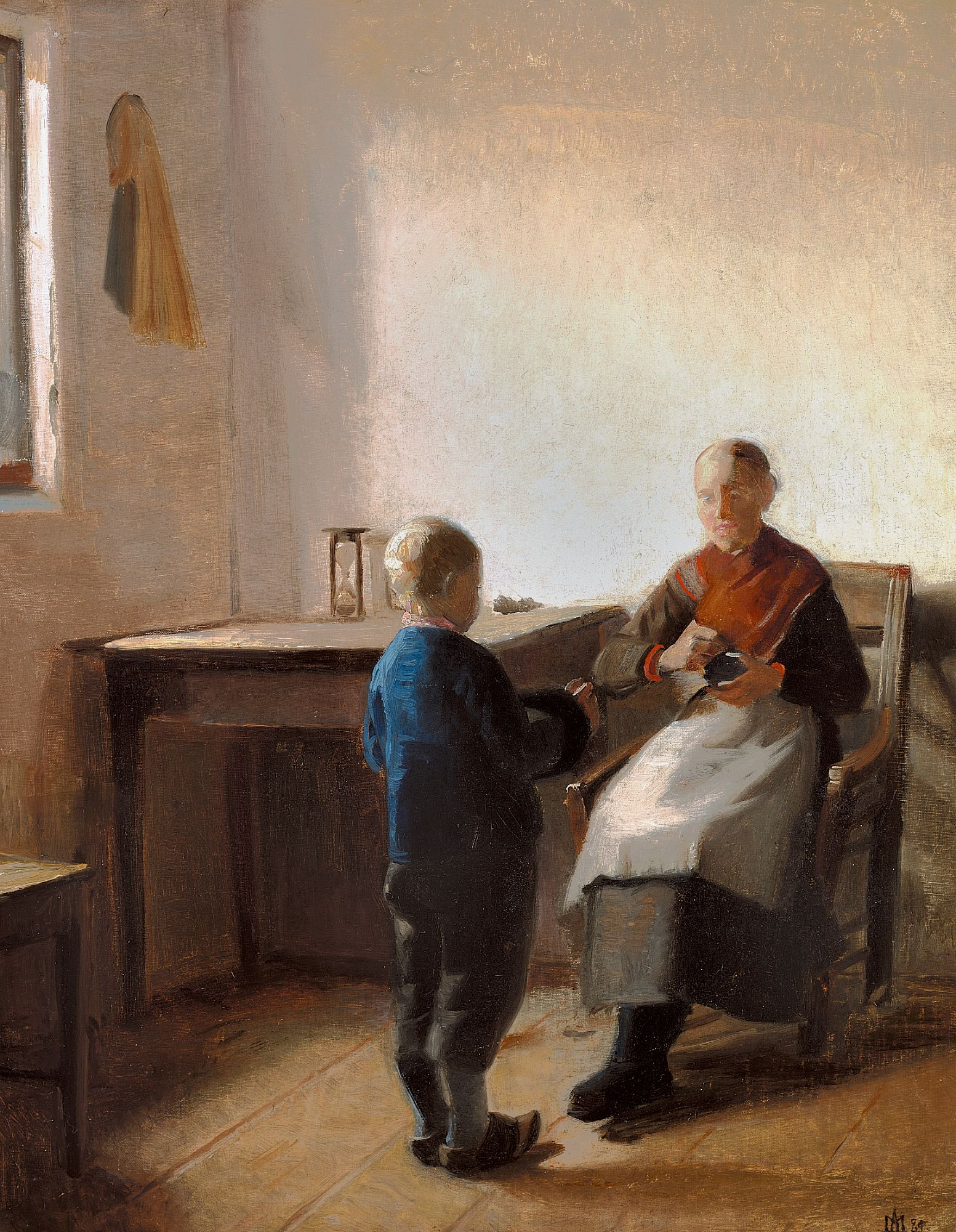Intérieur. - Michael Peter Ancher - Alpha Reproduction
