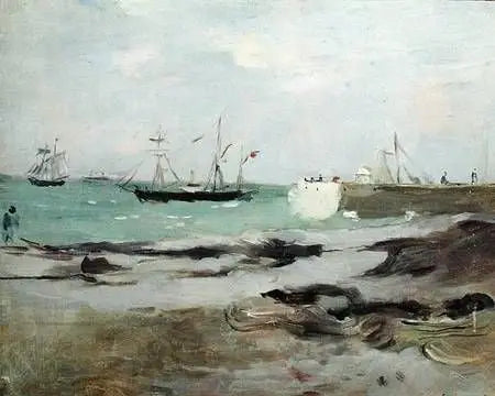 Reproduction du tableau « L'entrée du port - Berthe Morisot » par Alpha Reproduction en peinture à l’huile