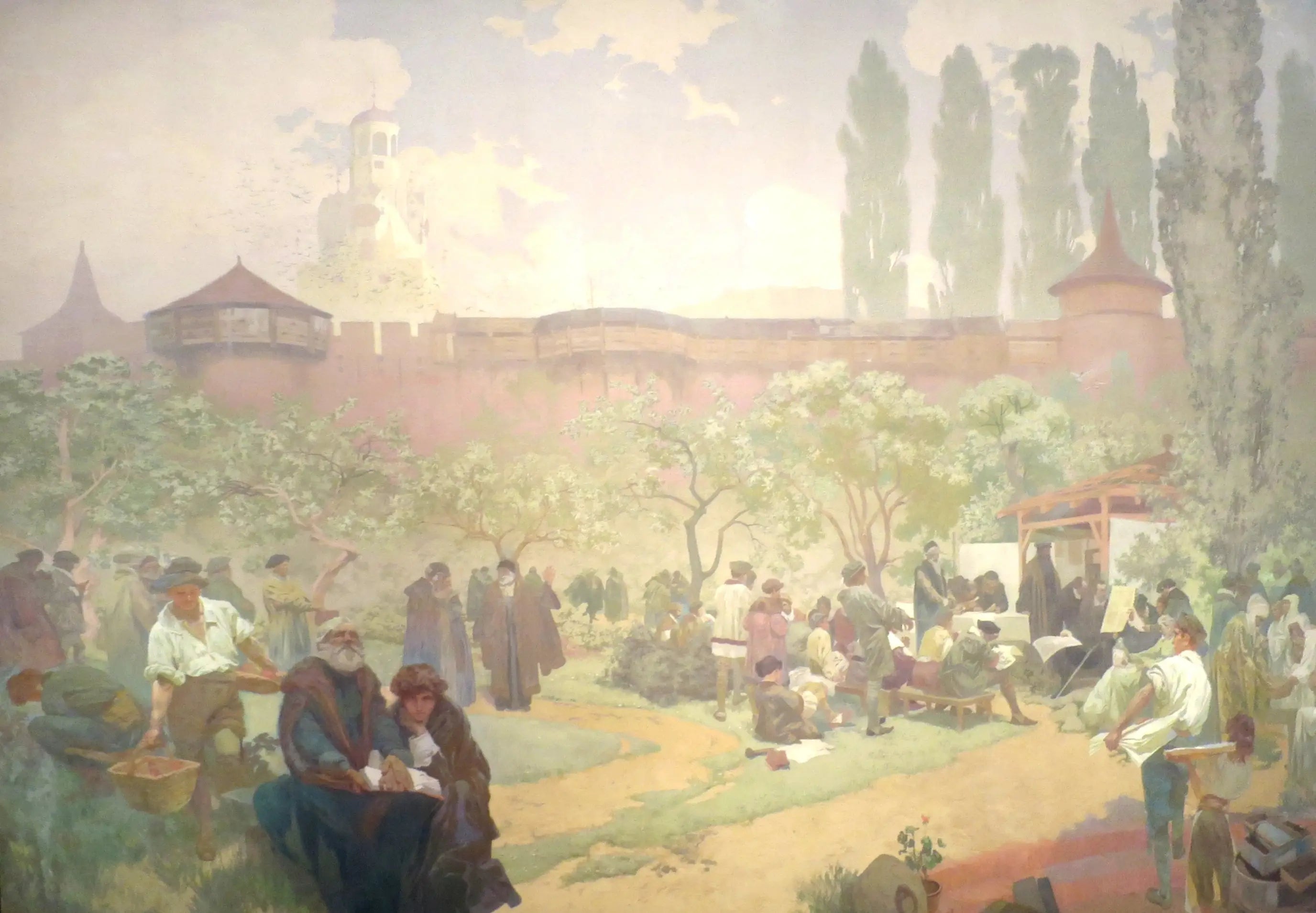 L’école fraternelle à Ivančice - Alphonse Mucha - Alpha Reproduction