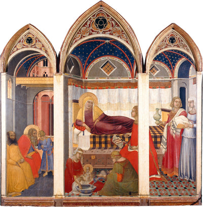 Nativité de la Vierge - Pietro Lorenzetti - Alpha Reproduction