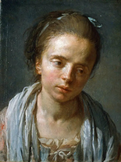 Portrait d’une fille - Nicolas-Bernard Lépicié - Alpha Reproduction