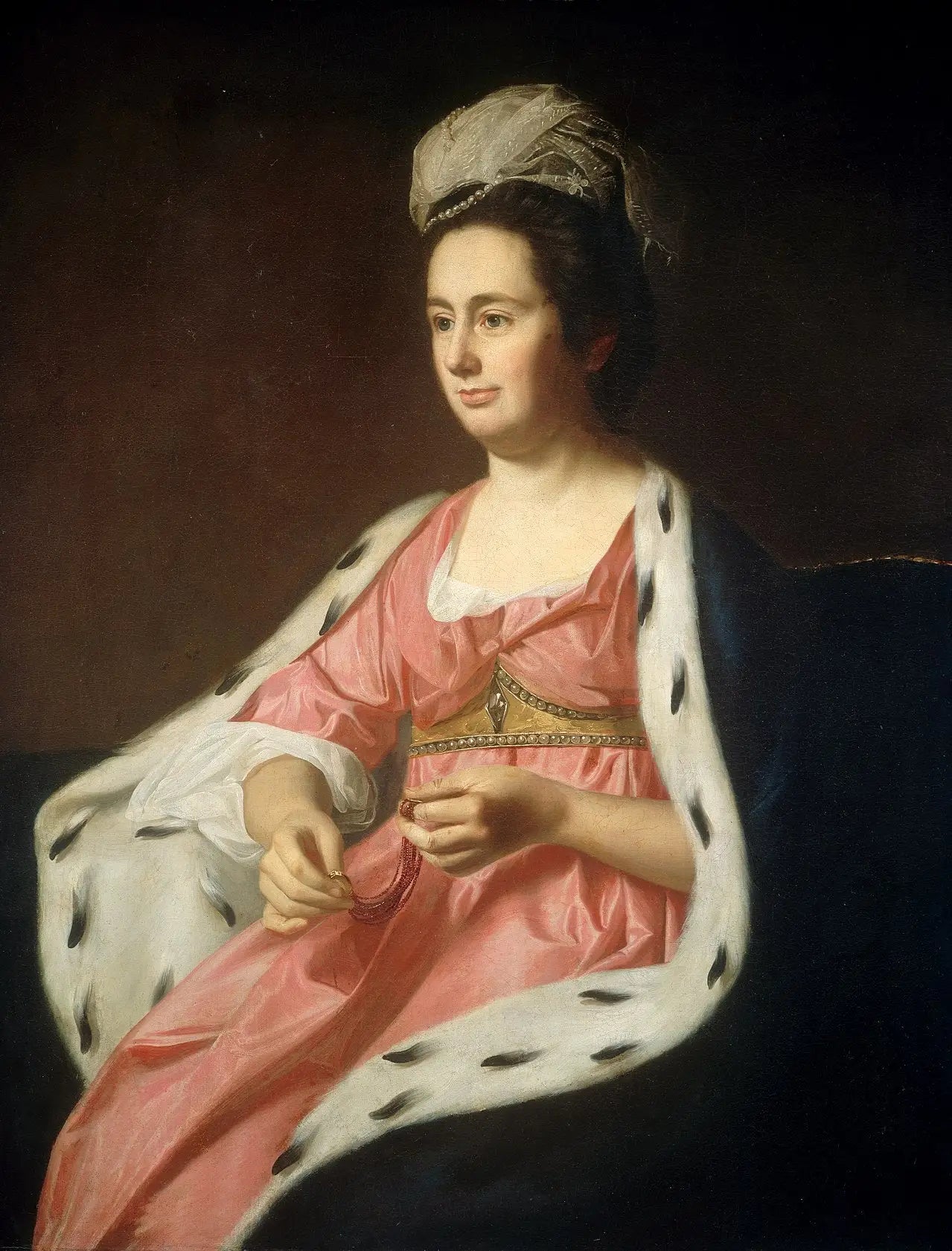 Abigail Smith Babcock - John Singleton Copley - Alpha Reproduction