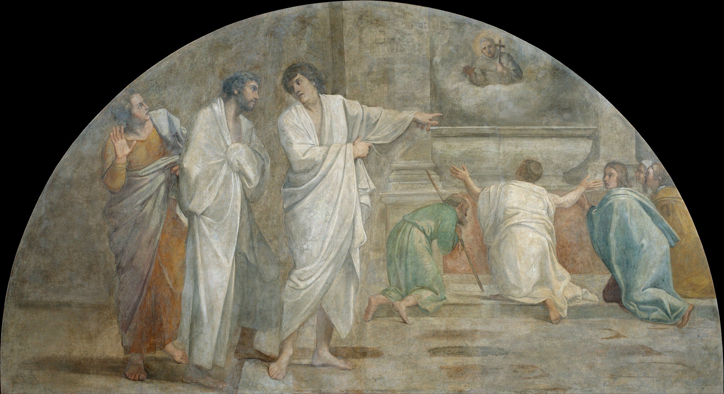 Apparition de saint Didaque au-dessus de son sépulcre - Annibale Carracci - Alpha Reproduction