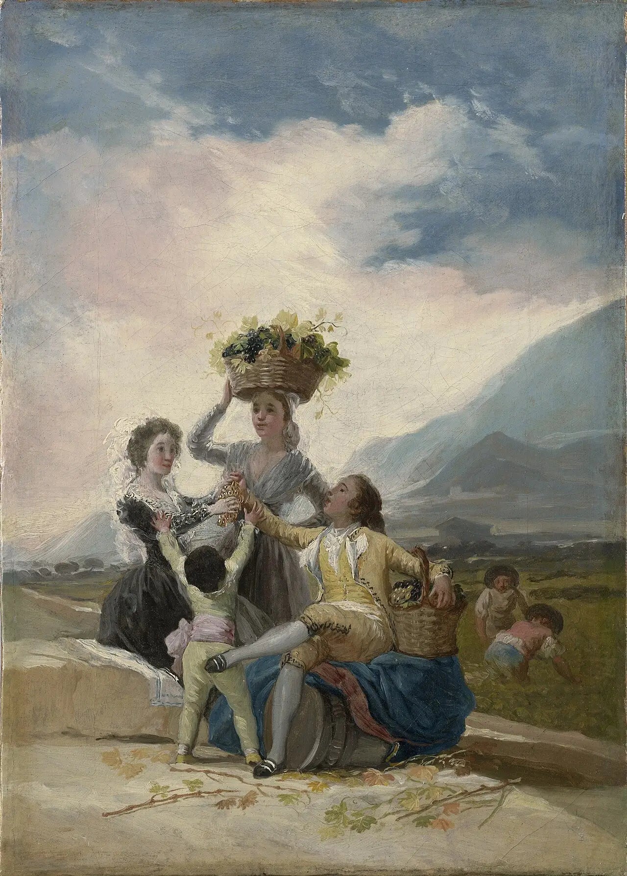 Reproduction du tableau « Automne - Francisco de Goya » par Alpha Reproduction en peinture à l’huile