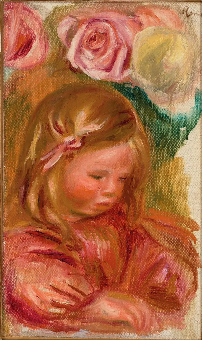 गुलाबों में कोको - पियरे-ऑगस्ट रेनॉयर
