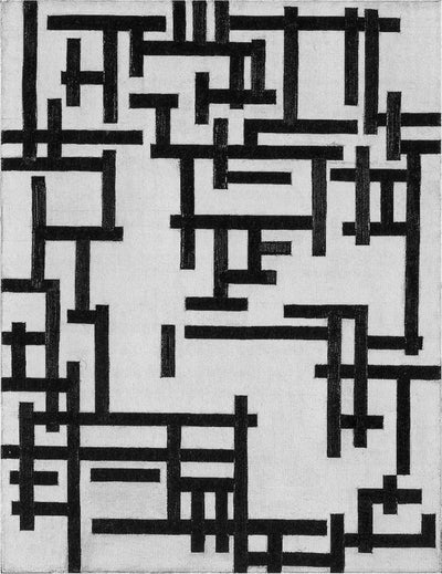 Composition XIII (Femme dans un atelier) - Theo van Doesburg