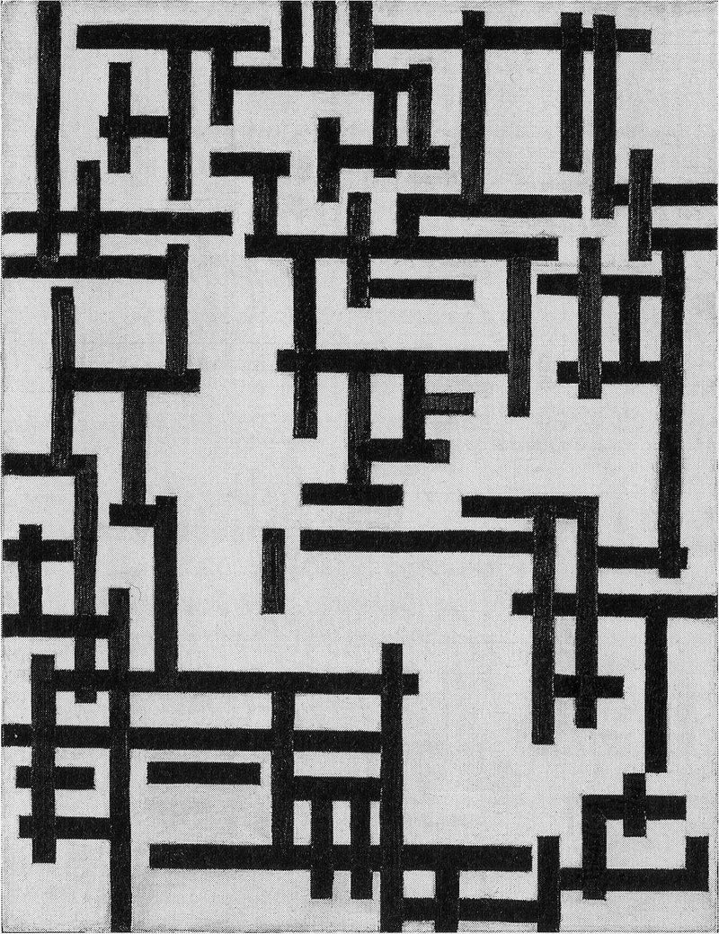 Composition XIII (Femme dans un atelier) - Theo van Doesburg