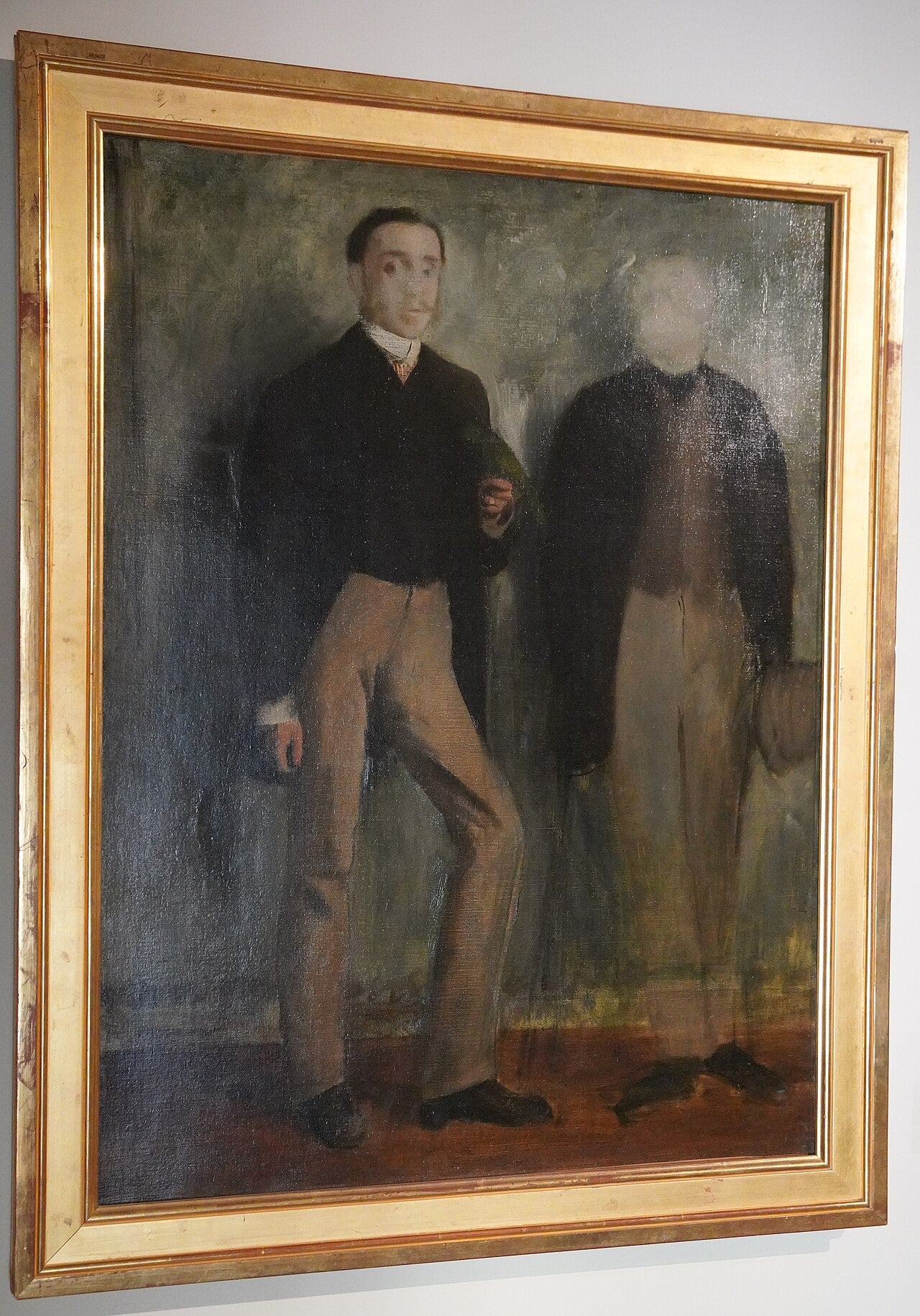 Reproduction du tableau « Deux hommes à pied - Edgar Degas » par Alpha Reproduction en peinture à l’huile
