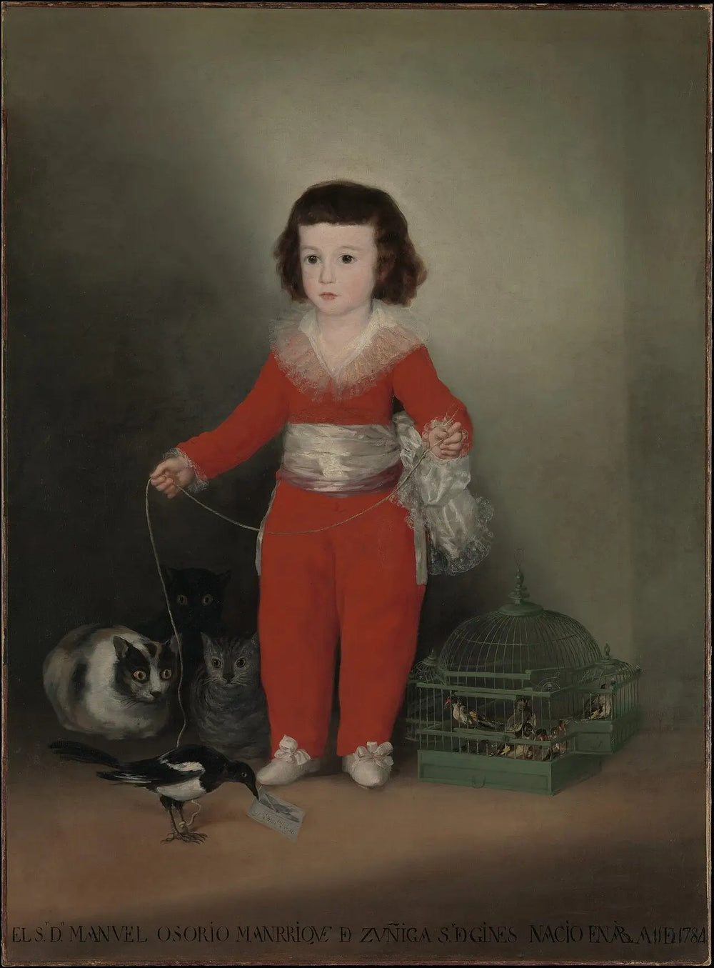 Reproduction du tableau « Don Manuel Osorio de Zuniga - Francisco de Goya » par Alpha Reproduction en peinture à l’huile