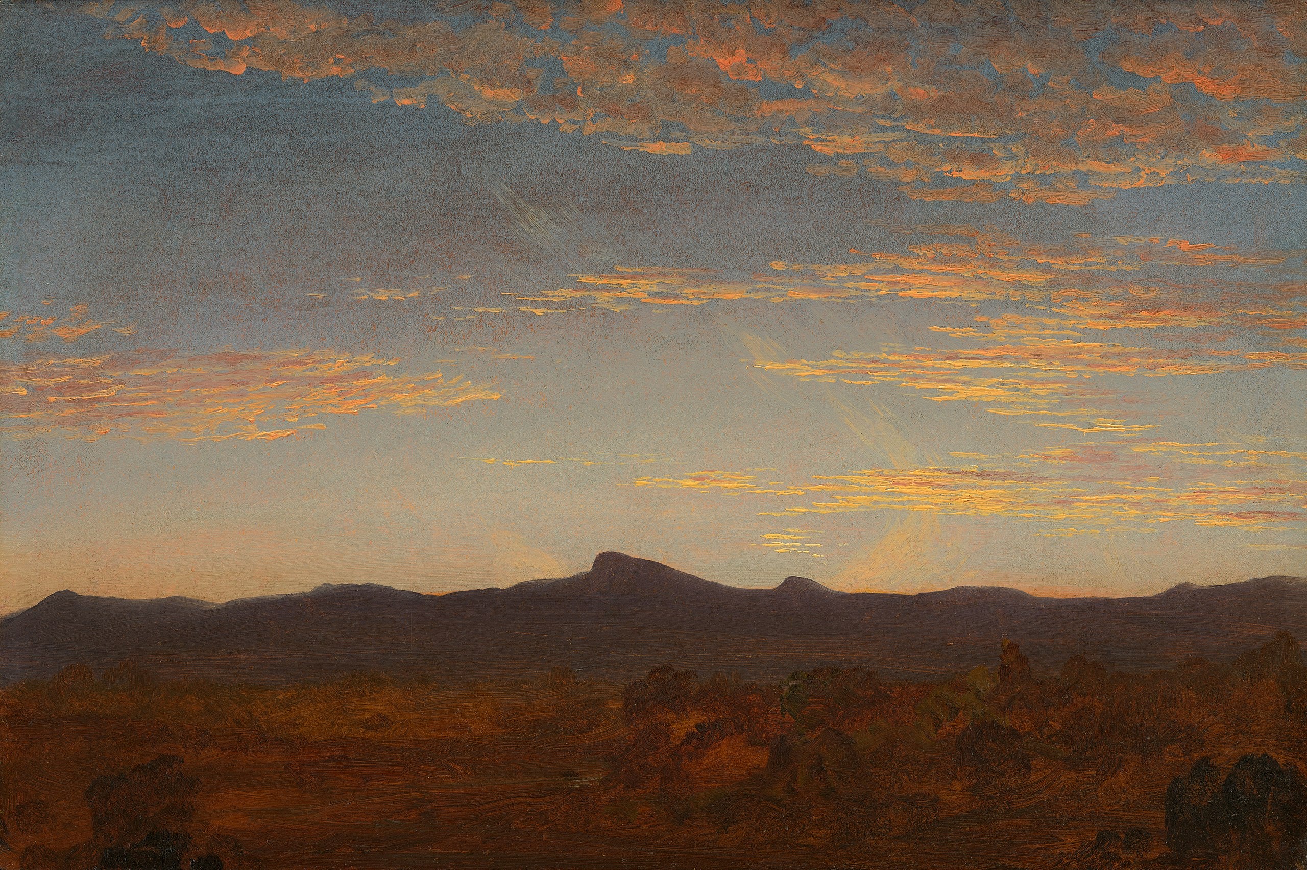 Étude pour « Catskill Creek » - Thomas Cole