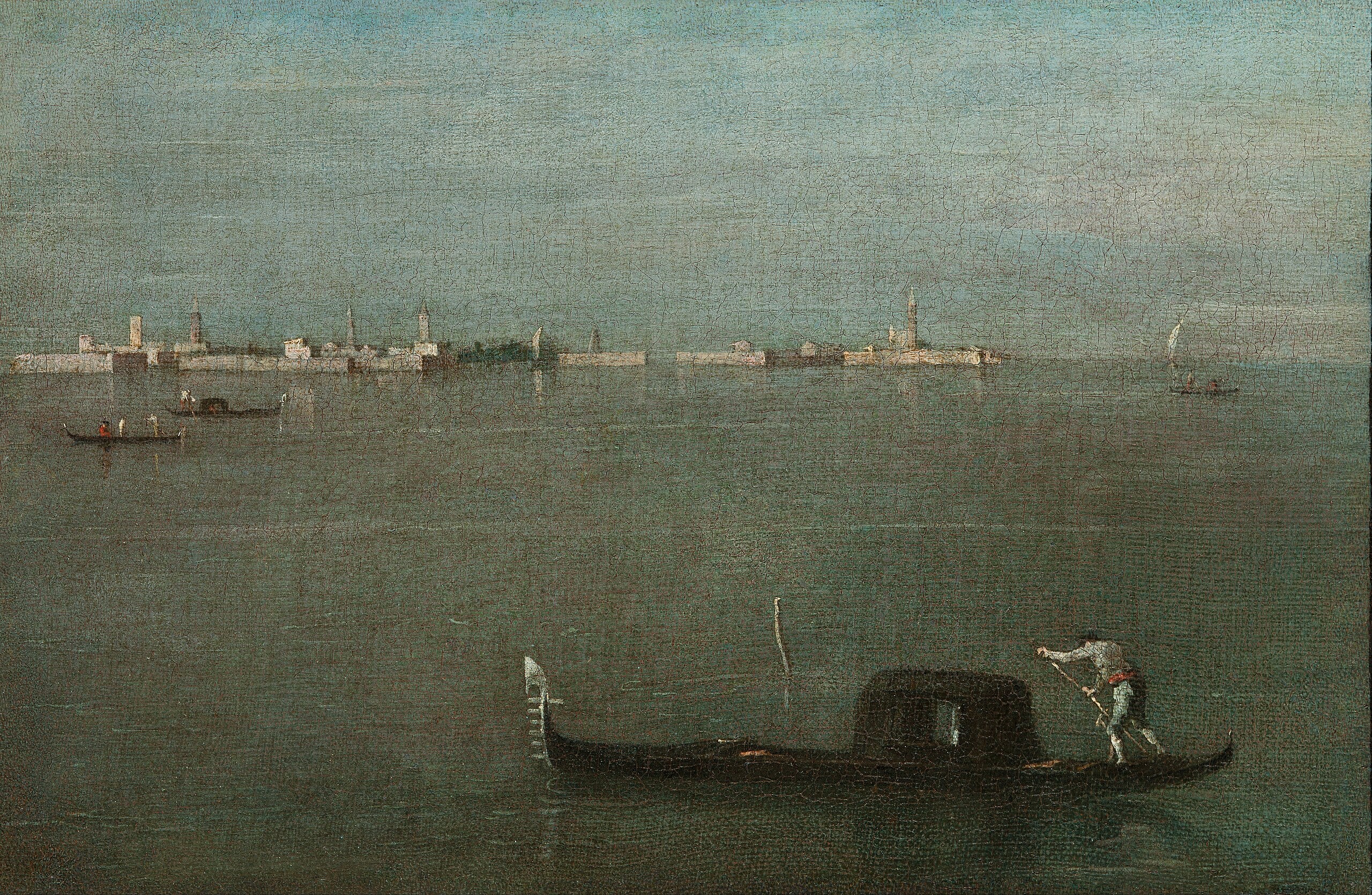 Gondoles sur la lagune - Francesco Guardi - Alpha Reproduction