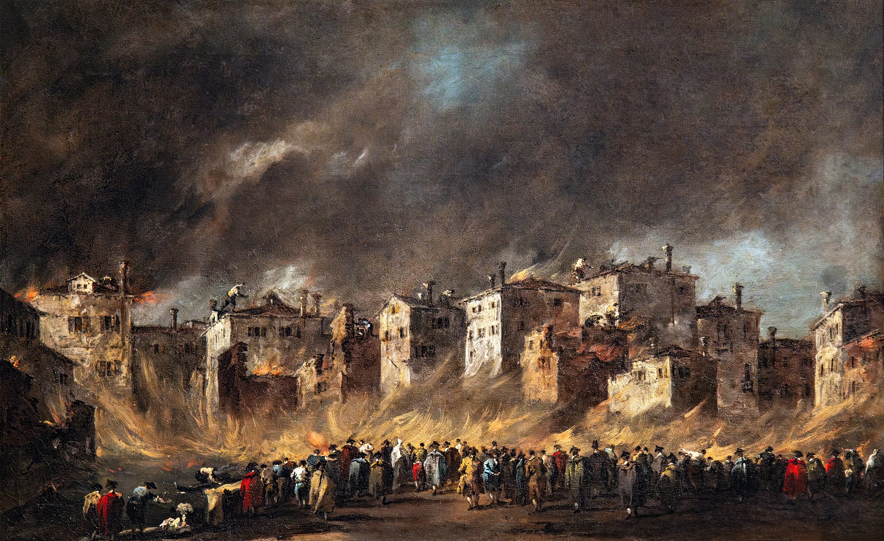 Incendie du dépôt d’huile de San Marcuola - Francesco Guardi - Alpha Reproduction