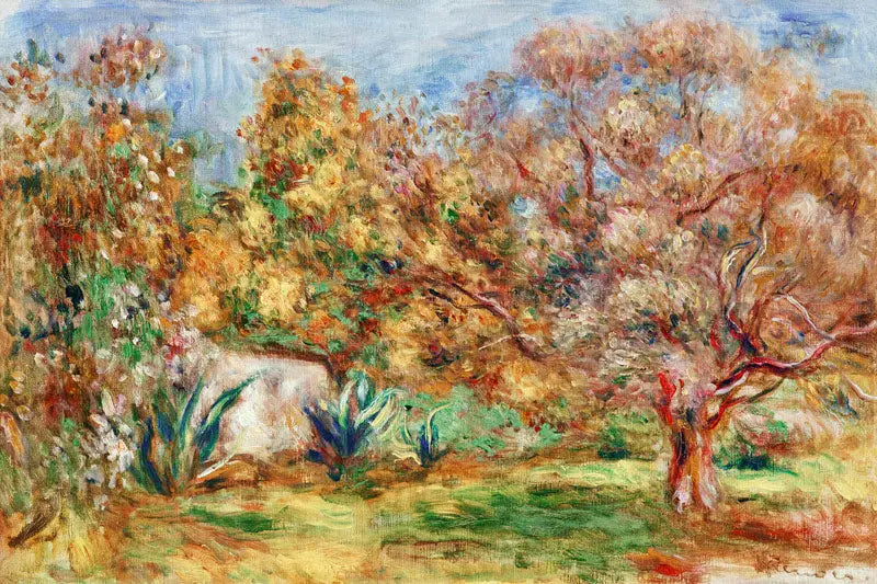 Reproduction du tableau « Jardin d'oliviers - Pierre-Auguste Renoir » par Alpha Reproduction en peinture à l’huile