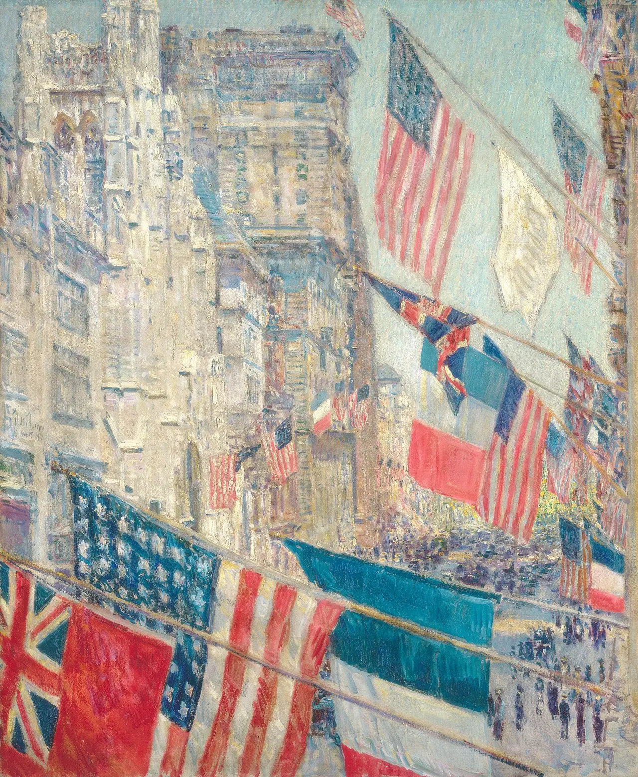 Jour des Alliés mai 1917 - Childe Hassam - Alpha Reproduction